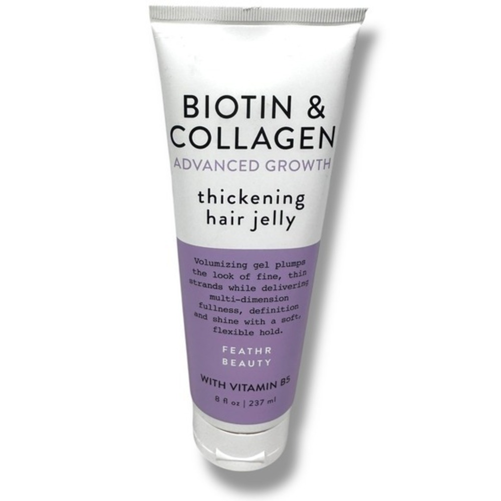 Kira Feathr Beauty Biotin & Collagen Thickening Hair Jelly Vitamin B5 8 Fl oz